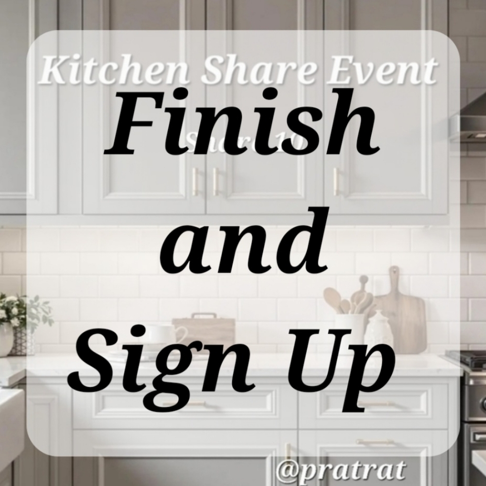 Finish Wed 6/3🍳Sign Up Wed 6/10🍳Kitchen Share Event🍳Share 10🍳